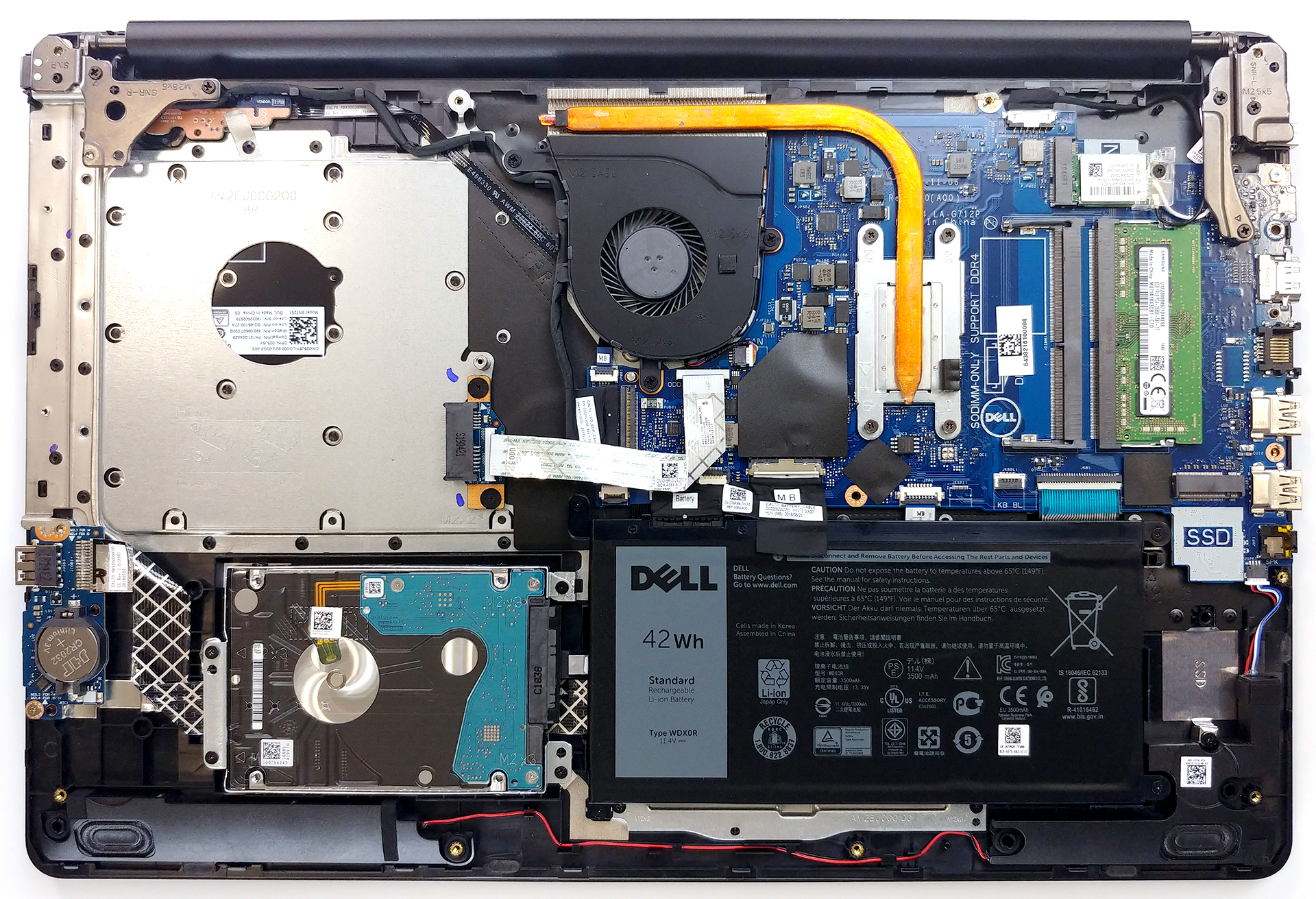 How to replace and fix Dell Inspiron 3581 3580 3793 3780 3590 5570 5575 15-5570 15-5575 / Latitude 5770 3590 Fan original (Dell Inspiron 17 3780)